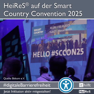 HeiReS auf der Smart Country Convention 2025 Hello #SCCON2025